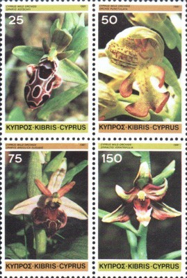 Cipru 1981 - Flori, orhidee, serie neuzata