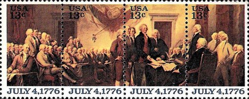 SUA 1976 - Declaration on Independence, serie neuzata