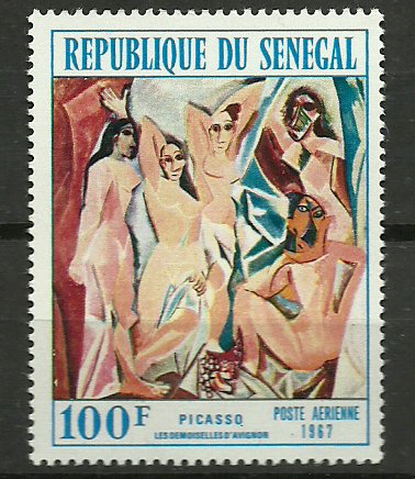Senegal 1967 - pictura Picasso, arta, neuzata