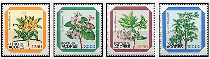 Portugal Azore 1983 - Flori, serie neuzata