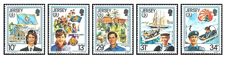 Jersey 1985 - International Youth Year, serie neuzata