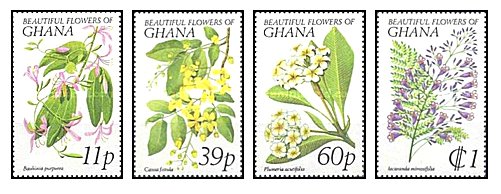 Ghana 1978 - flori, serie neuzata