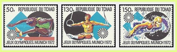 Tchad 1972 - JO Munchen, serie neuzata
