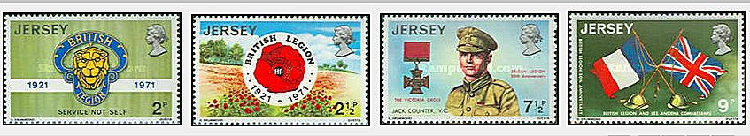 Jersey 1971 - 50th aniv. British Legion, serie neuzata
