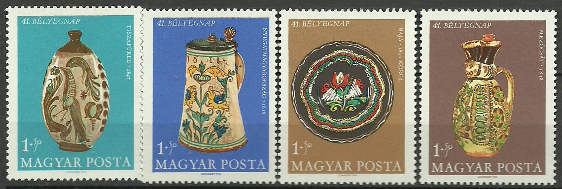 Ungaria 1968 - Ziua marcii postale 41, serie neuzata
