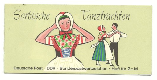 DDR 1971 - Costume populare II, carnet filatelic neuzat