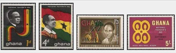 Ghana 1963 - National Founders Day, serie neuzata