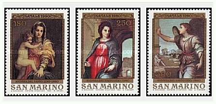 San Marino 1980 - Craciun, serie neuzata
