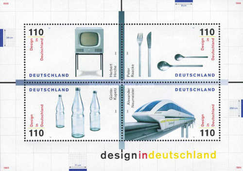 Germania 1999 - Design industrial, tren, bloc neuzat