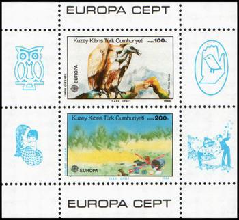 Cipru Turcesc 1986 - Europa, bloc neuzat
