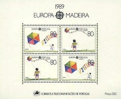 Portugal Madeira 1989 - Europa, bloc neuzat