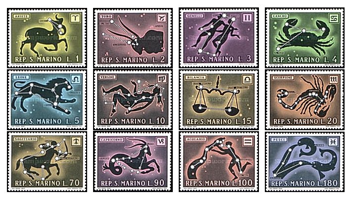 San Marino 1970 - zodiac, serie neuzata