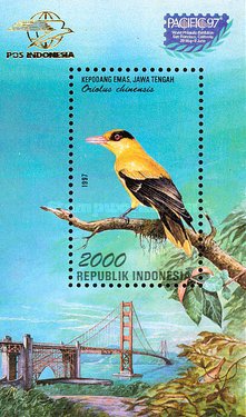 Indonesia 1997 - pasari, colita neuzata
