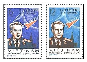 Vietnam Nord 1961 - German Titov, cosmonautica, serie neuzata
