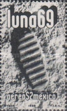 MEXIC 1969 - Primul pas pe Luna, neuzata