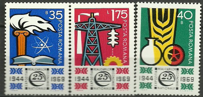 1969 - Expozitia realizarilor economiei nationale, serie neuzata