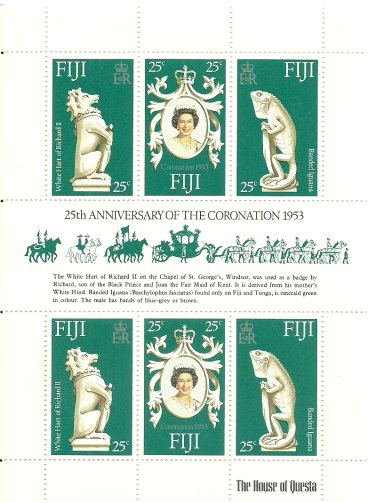 Fiji 1978 - 25th anniv. Queen Elizabeth II, bloc neuzat