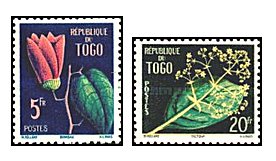 Togo 1959 - Flori, serie neuzata