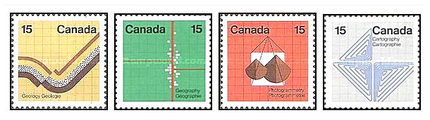 Canada 1972 - Earth Sciences, serie neuzata