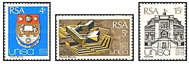 Africa de Sud 1973 - 100th University, serie neuzata