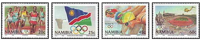 Namibia 1992 - Jocurile Olimpice, serie neuzata