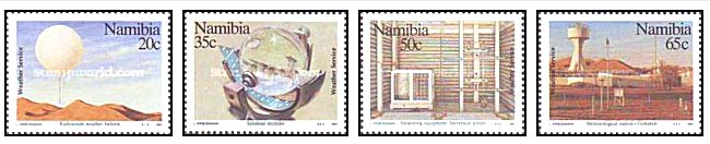 Namibia 1991 - Weather Service, serie neuzata