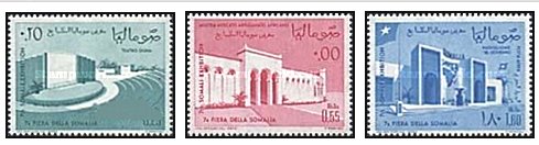 SOMALIA 1963 - Arhitectura, serie neuzata