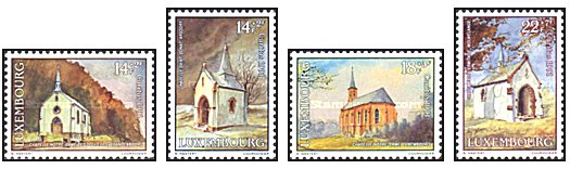 Luxemburg 1991 - Craciun-biserici, serie neuzata