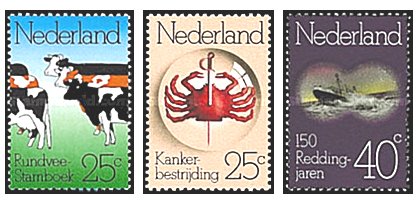 Olanda 1974 - aniversari, serie neuzata