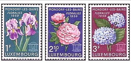 Luxemburg 1959 - flori, serie neuzata