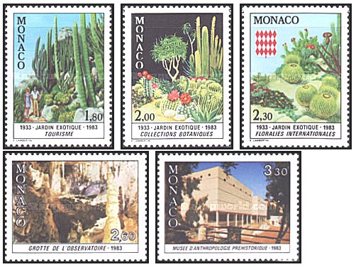 Monaco 1983 - Exotic garden, serie neuzata