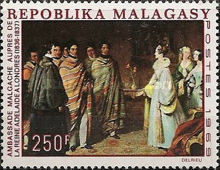 Madagascar 1969 - Queen Adelaide-pictura, neuzata