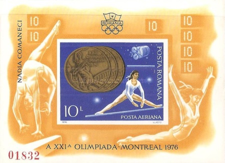 1976 - Medalii Olimpice, JO Montreal, colita ndt neuzata