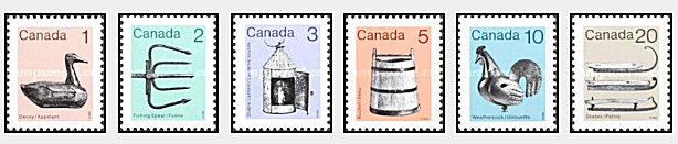 Canada 1982 - artefacte, serie neuzata