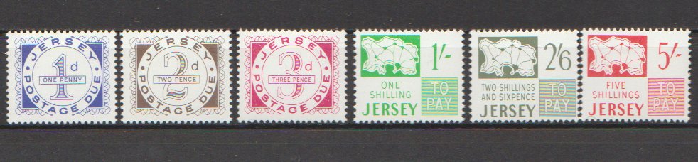 Jersey 1969 - Postage Due, serie neuzata