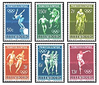 Luxemburg 1968 - Jocurile Olimpice Mexic, serie neuzata