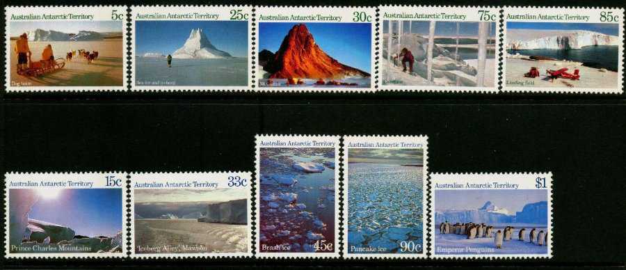 Australian Antarctic 1984 - Peisaje, serie neuzata