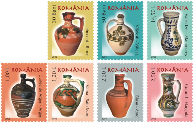 2005 - Ceramica romaneasca III serie neuzata