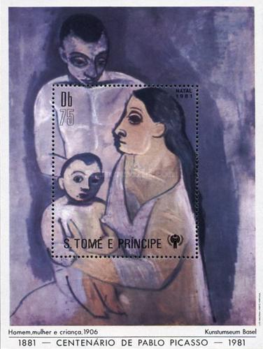 Sao Tome 1981 - Picasso, colita neuzata