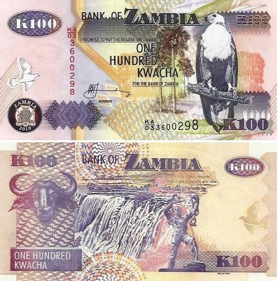 Zambia 2010 - 100 kwacha UNC