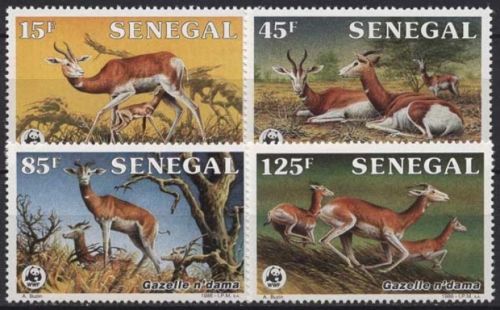 Senegal 1986 - Fauna WWF serie neuzata