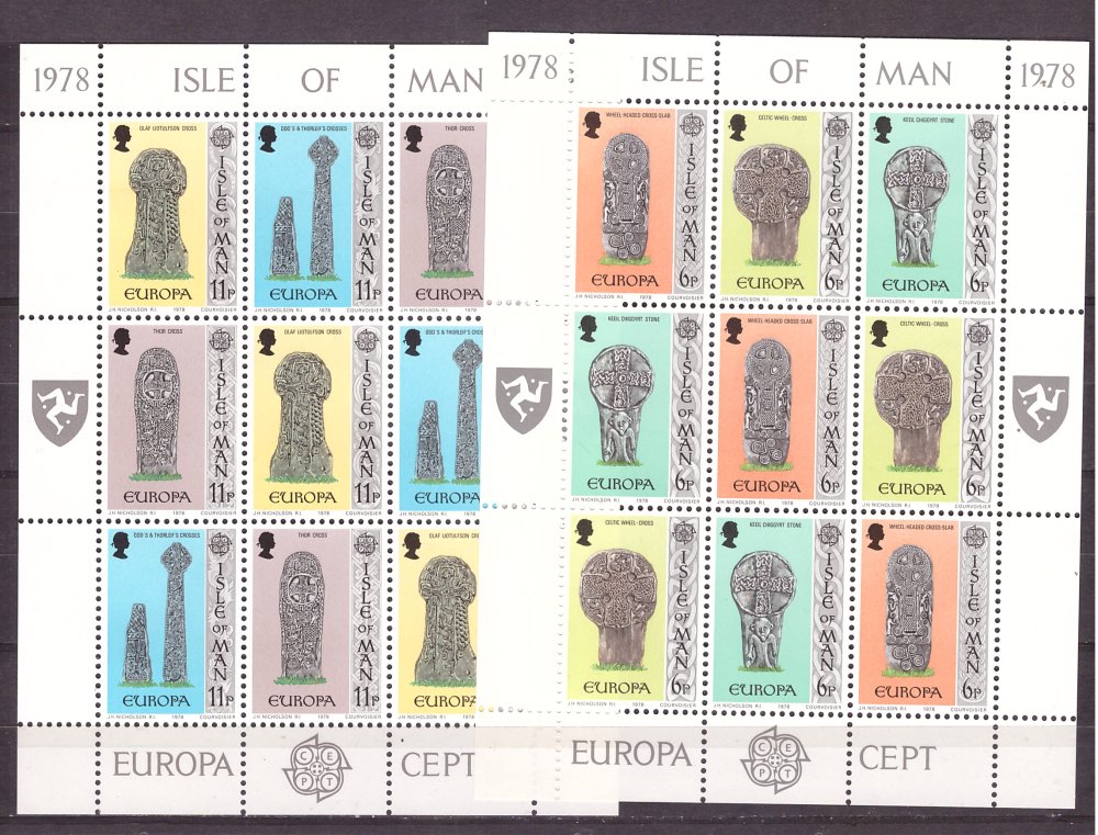Isle of Man 1978 - Europa, blocuri neuzate