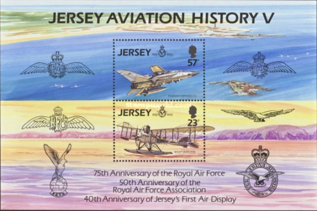 Jersey 1993 - Aviatie, bloc neuzat