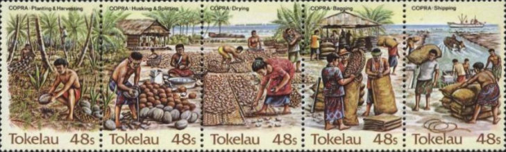 Tokelau 1984 - Copra Industry serie neuzata