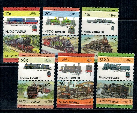 Niutao-Tuvalu 1985 - Locomotive, serie neuzata