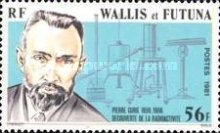 Wallis & Futuna 1981 - Pierre Curie, neuzat