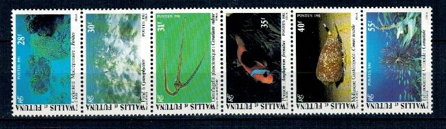 Wallis & Futuna 1981 - Fauna marina, serie neuzata in straif