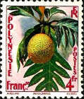 Polinezia Franceza 1959 - Breadfruit, neuzat