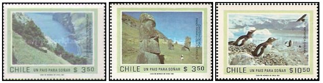 Chile 1981 - Turism, serie neuzata