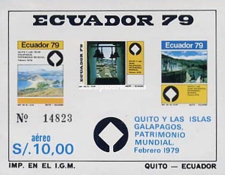 Ecuador 1979 - Insula Galapagos, colita ndt neuzata